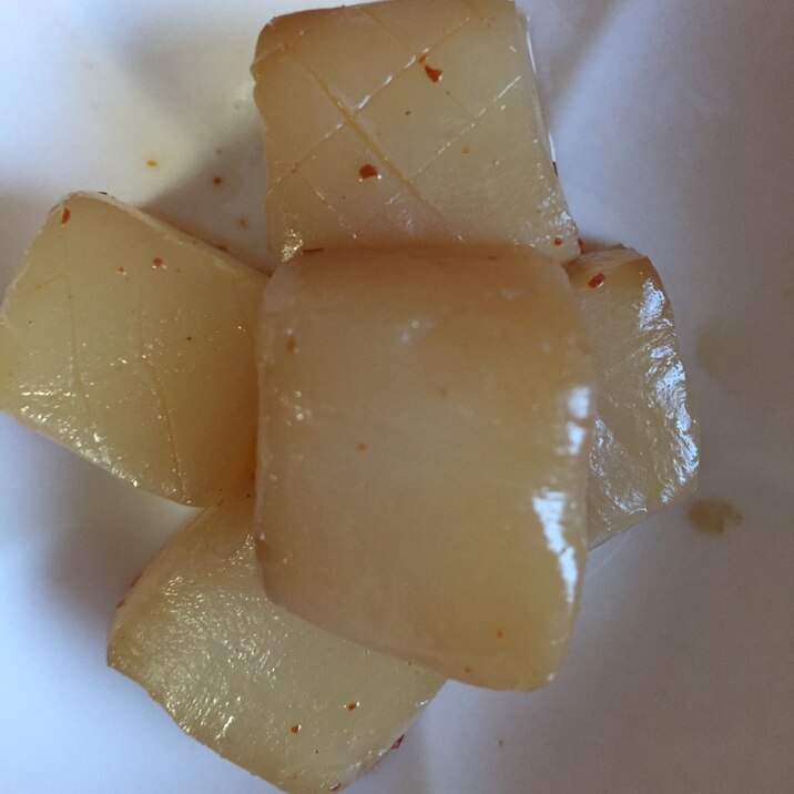 こんにゃくのピリ辛炒め